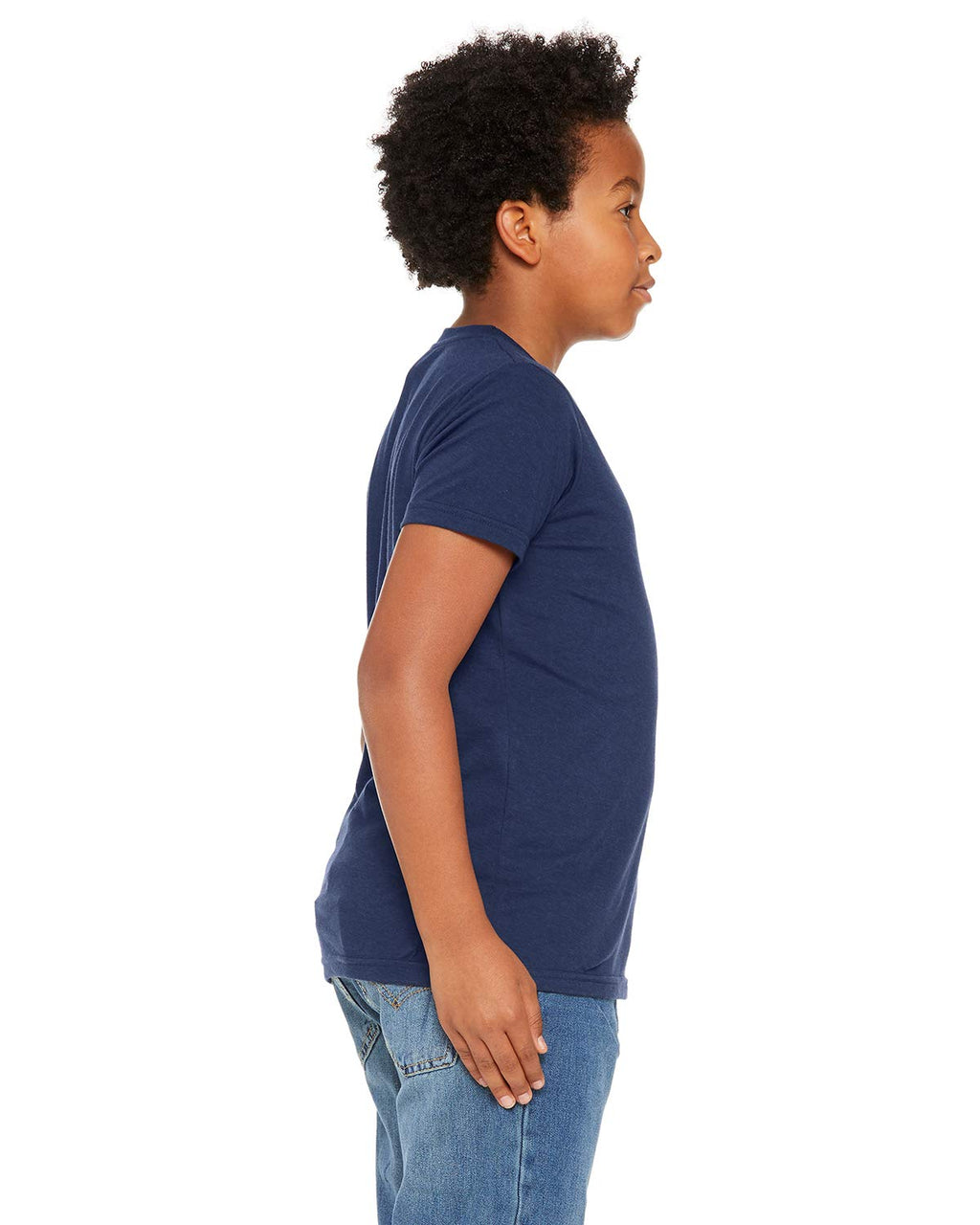 Youth Triblend Short-Sleeve T-Shirt - BLUE TRIBLEND - M(D0102H7W6MX)
