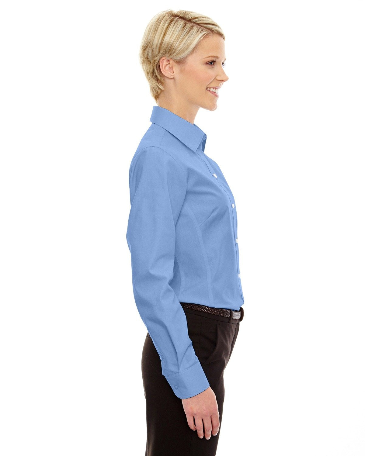 Ladies crown Woven collectionSolid Oxford - LIgHT BLUE - S(D0102H7NV0J)