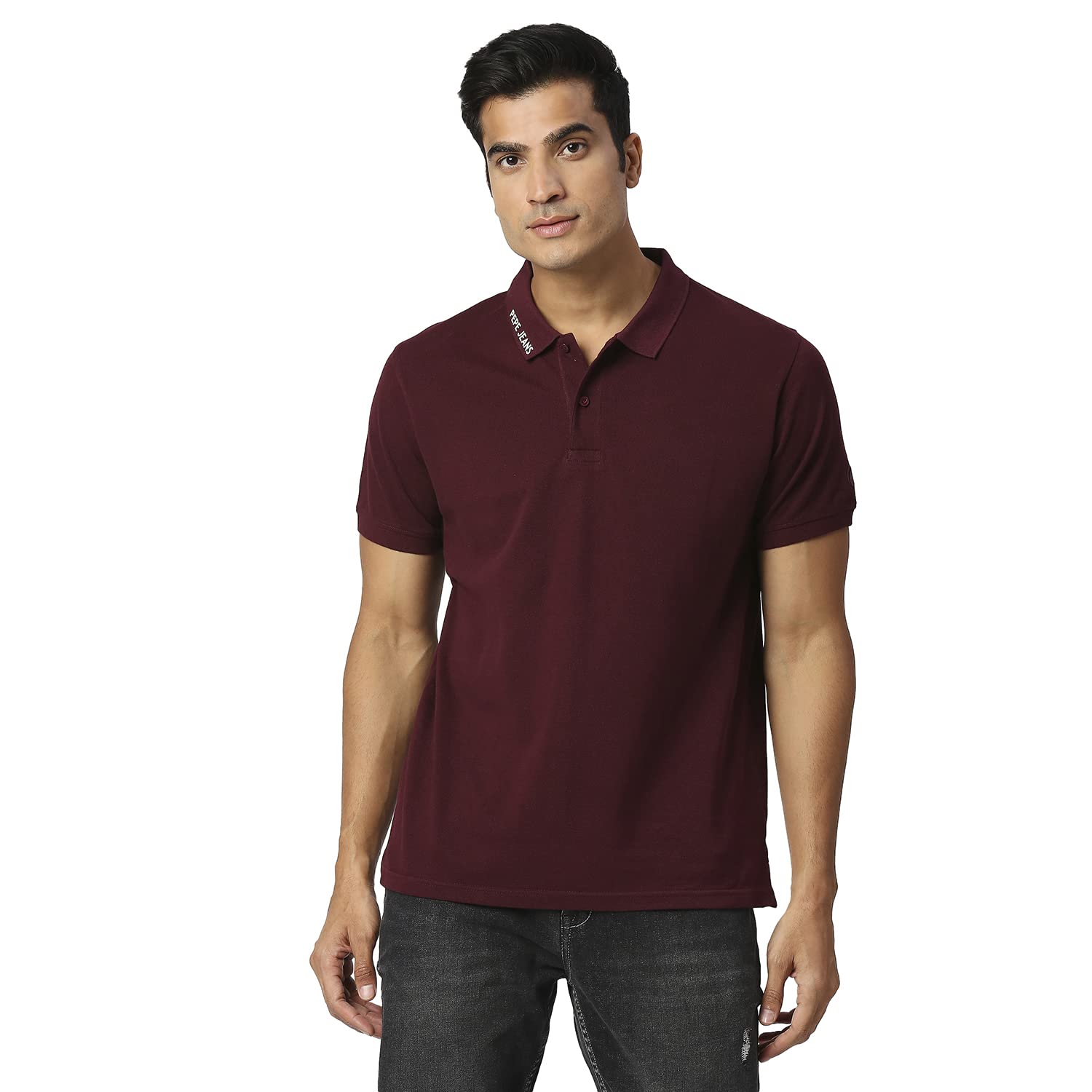 Pepe Jeans Nexa Solid Polo, Dk Red, S