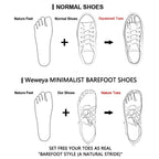 Weweya Barefoot Shoes Men Cross Training Five Fingers Minimalist Running Zero Drop Wide Toe Box Shoe Size 9 Army Green