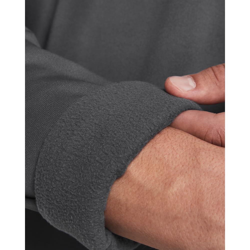 Under Armour Men's ArmourFleece 1/4 Zip, (025) Castlerock / / Black, 3X-Large