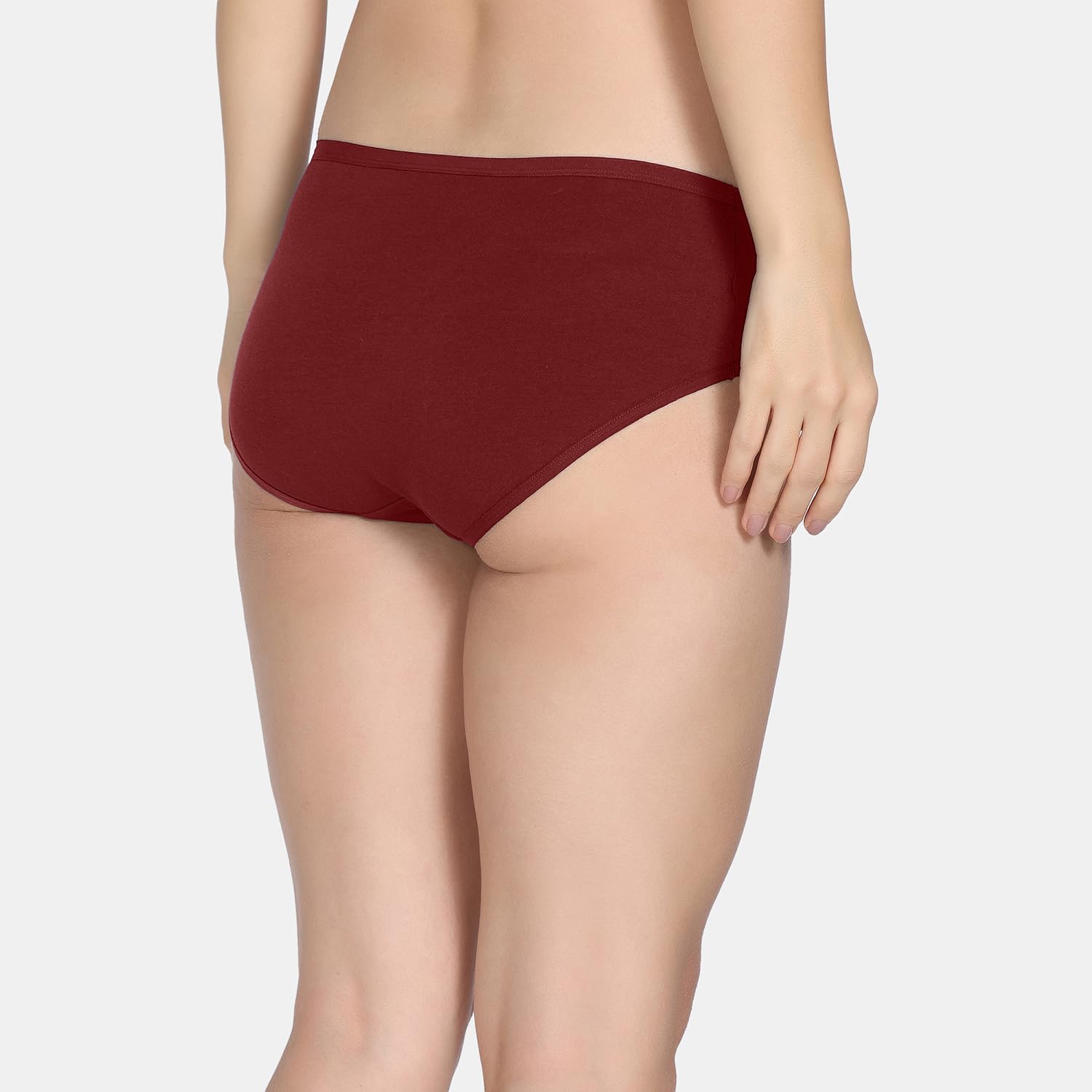 Zivame Low Rise Full Coverage Hipster Panty (Pack of 3) - Multicolor