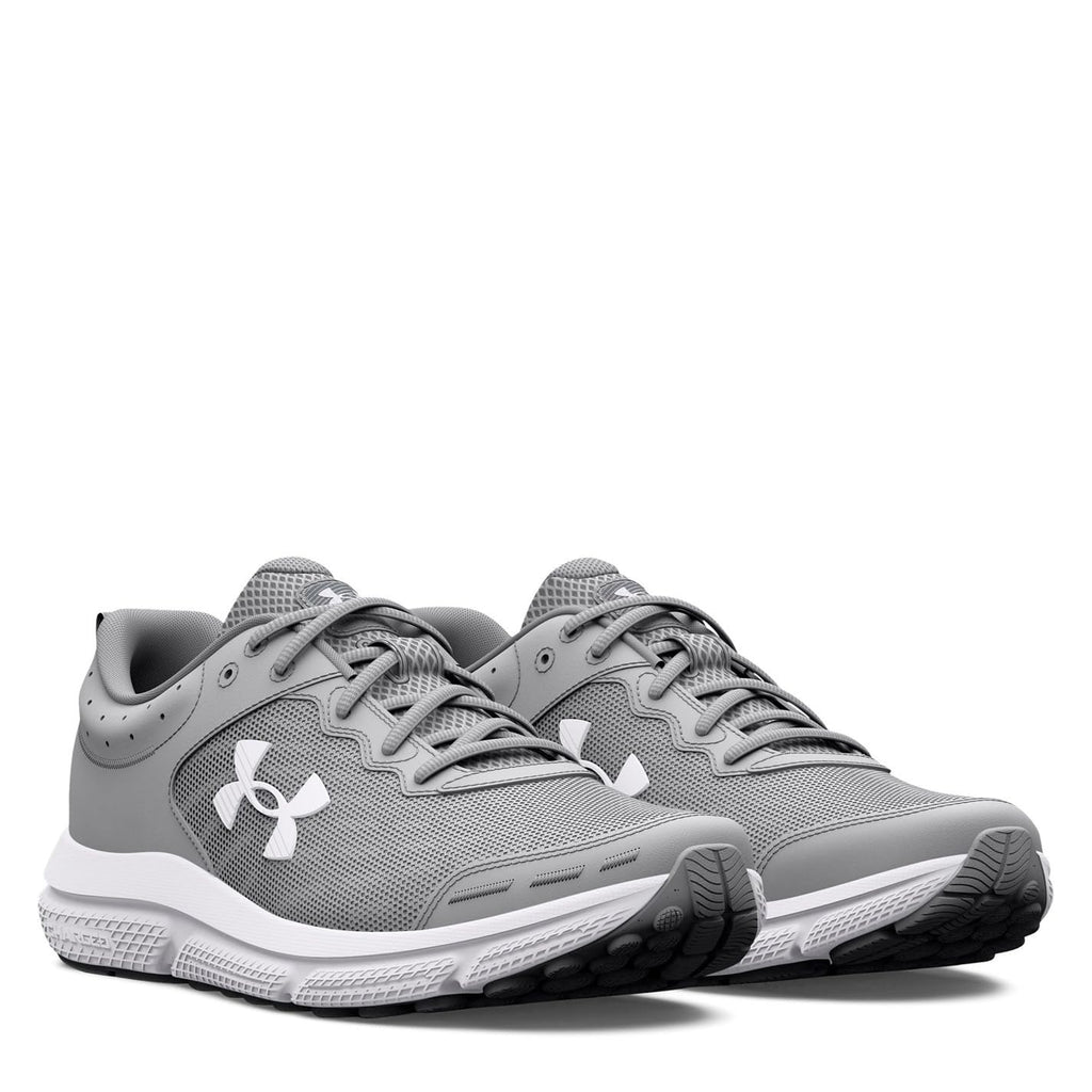 Under Armour Men's Charged Assert 10, (102) Mod Gray/Mod Gray/White, 14, US