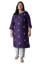 W For Woman Women'S Viscose Regular Kurta (21Auw16109-216052_Purple_8)