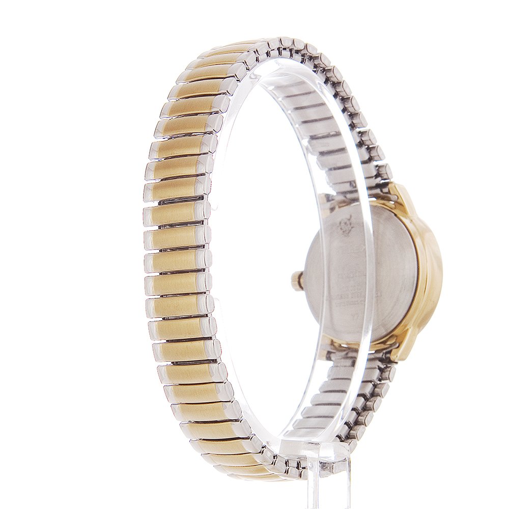 Timex Women's Easy Reader 25mm Watch - Two-Tone Case White Dial with Expansion Band