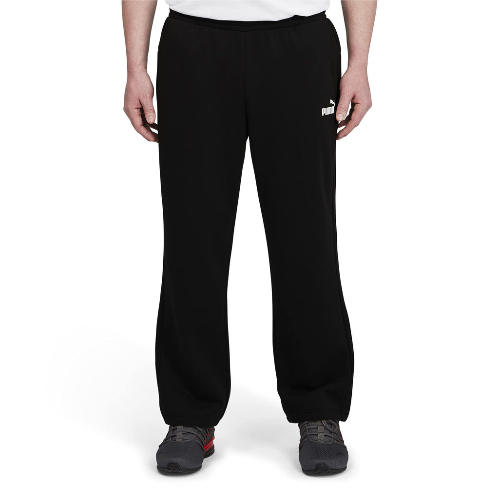 PUMA Mens Essentials Fleece (Available In Big And Tall Sizes) Sweatpants, Cotton Black, XX-Small US