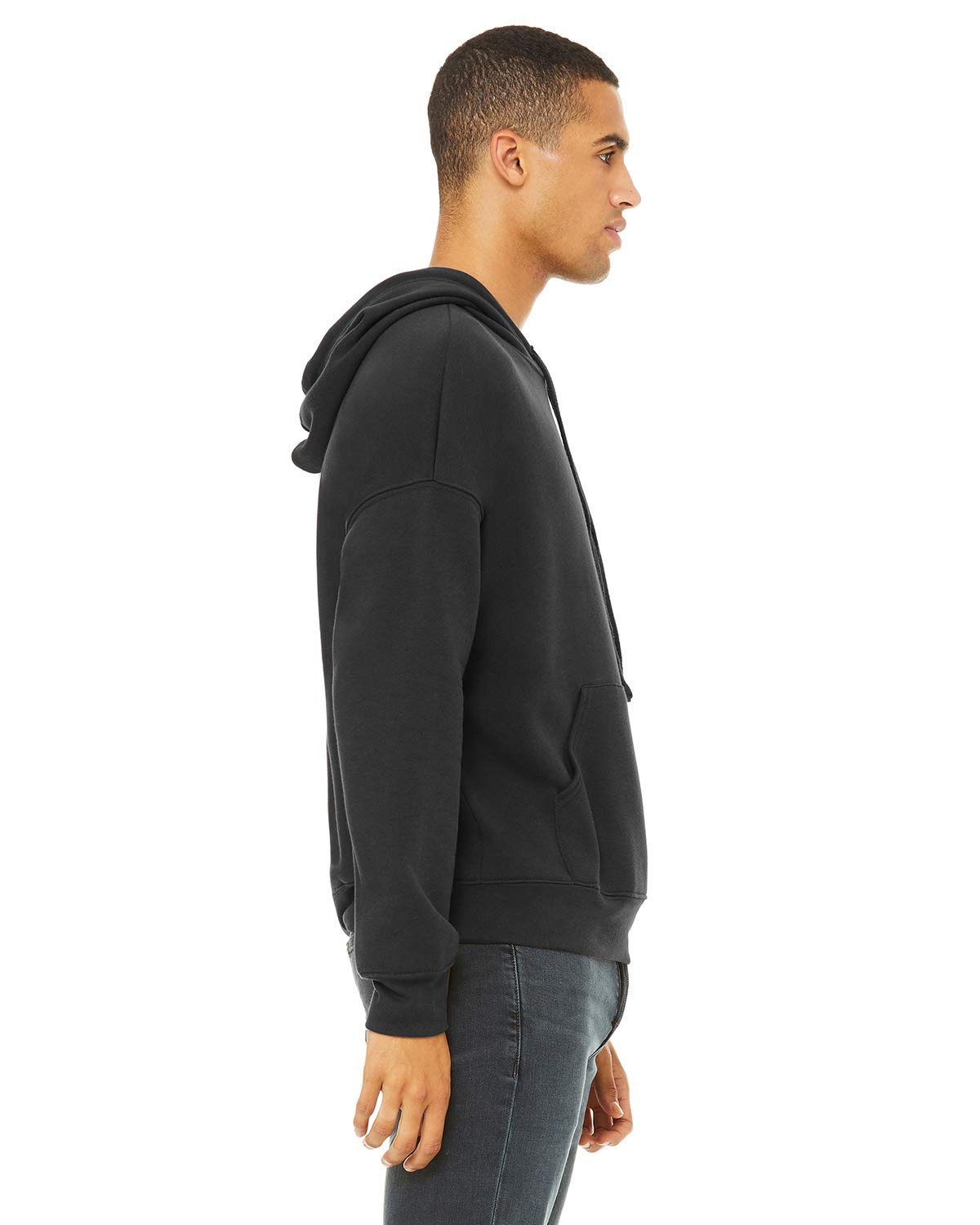 Unisex Sponge Fleece Pullover DTM Hoodie - DARK gREY - XS(D0102H7KXA6)