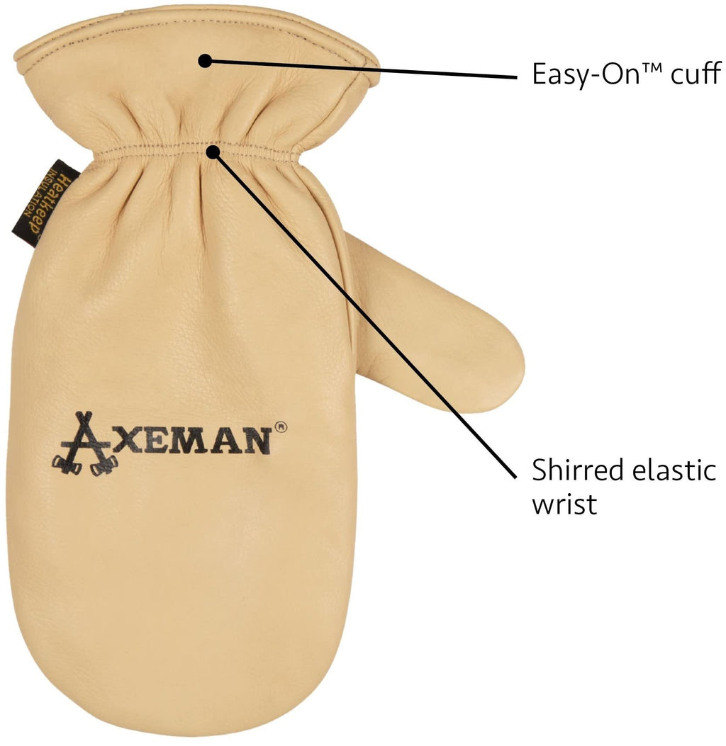 Kinco,1930-XL Axeman Lined Grain Cowhide Chopper Mitt (Extra Large)