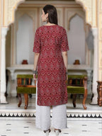 Tee Projekt Crepe Verstaile Straight Printed Kurti For WomenS Ll Casual Wear Kurti (Pack Of 6)
