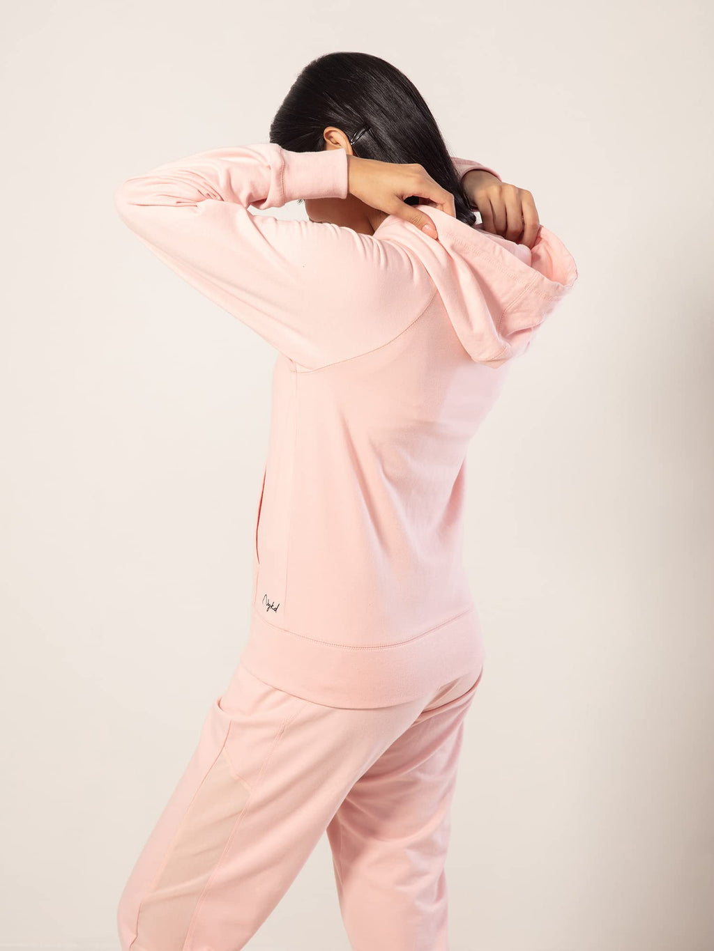 Nykd Women Everyday Terry Hooded Sweatshirt, Adjustable Drawstring Hoodie With Front Open Zipper Sweatshirts & Hoodies, Nyat237,