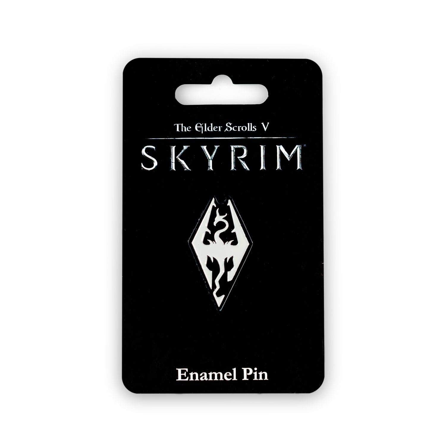 JUST FUNKY Skyrim Collectibles | Skyrim Dragon Logo Enamel Pin| Collector Pin
