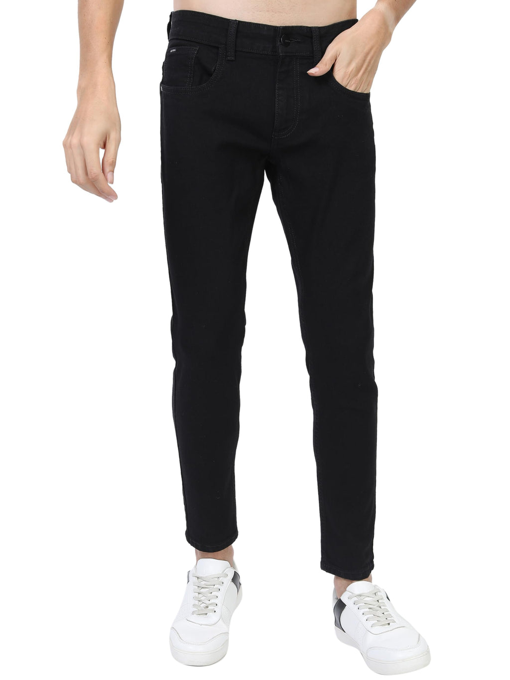 Ketch MenS Mid Rise Skinny Jeans (Khjn000391_Black_38)