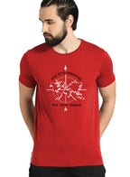 Adro Die With Memories Not With Dreams Mens Printed T-Shirt (Xl, Red)