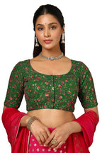 Soch Womens Green Georgette Embroidered Blouse With Sequins