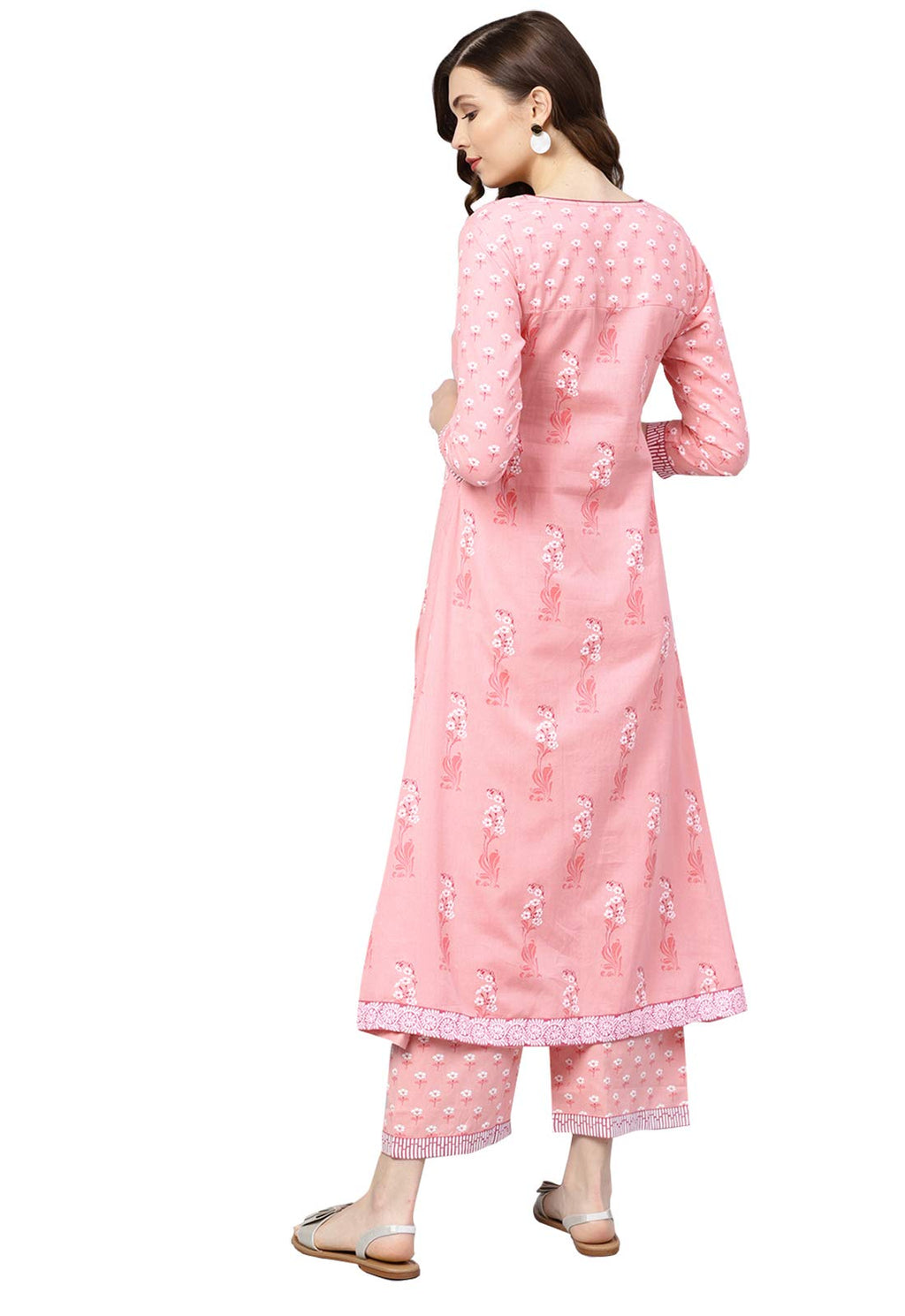 Ishin Women Cotton Regular Kurti And Palazzo