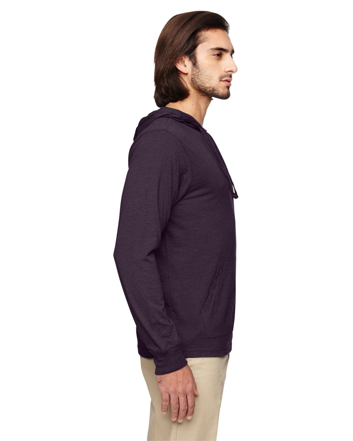Unisex Blended Eco Jersey Pullover Hoodie - ASPARAgUS - XS(D0102H7ZLcJ)