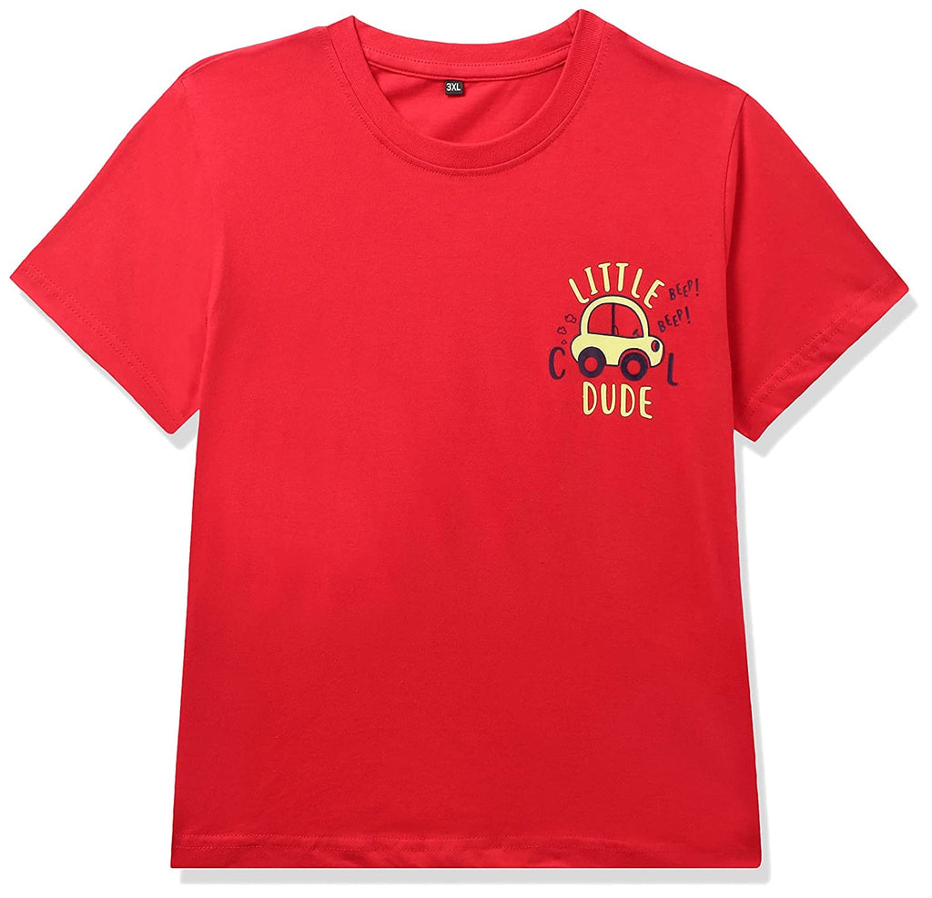 T2F Boys Cotton Solid Regular Fit T-Shirt (Pack of 3)
