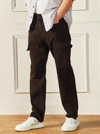 Dennis Lingo Mens | Brown | Denim | Mid Rise | Relaxed fit | Jeans
