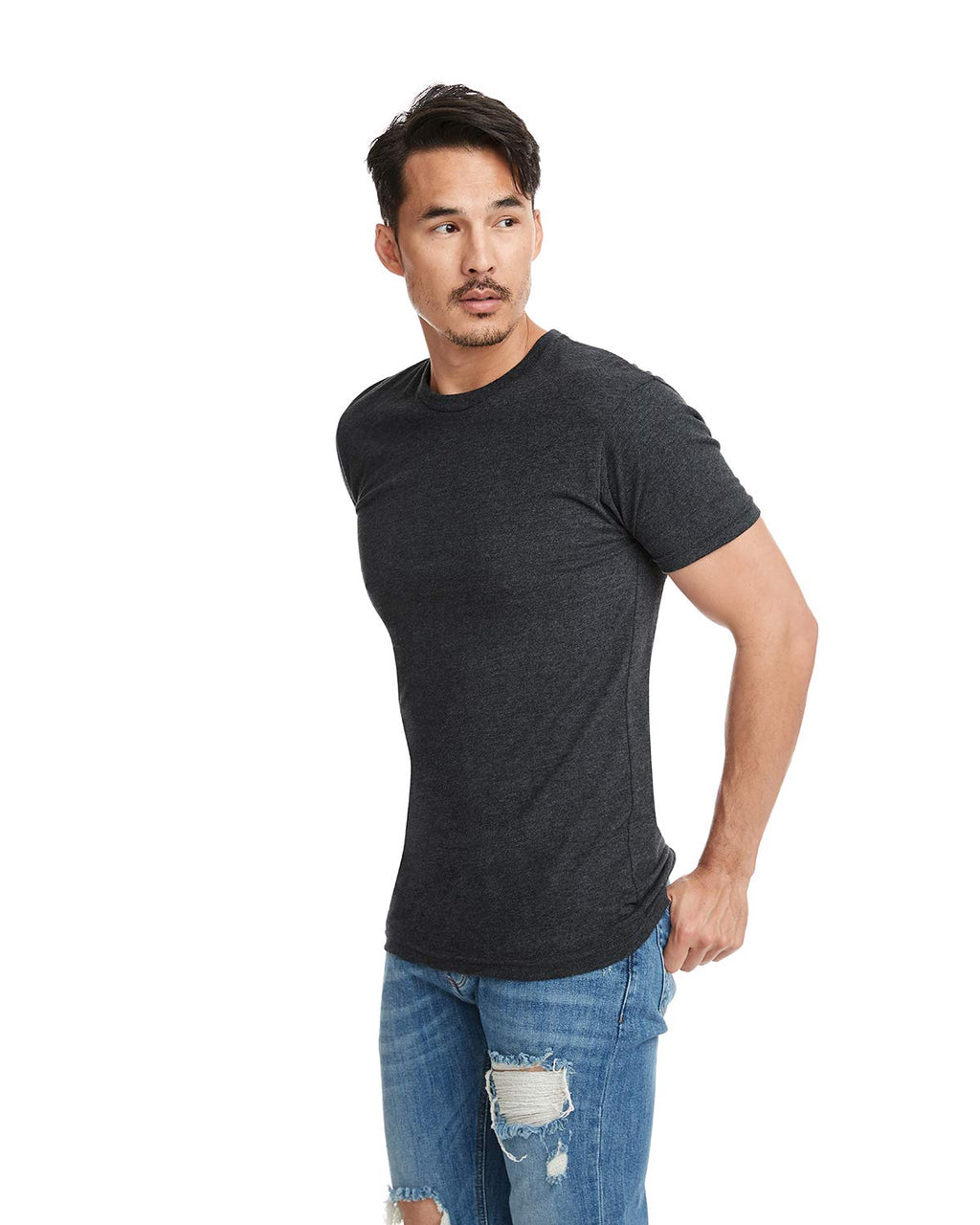 Mens Sueded crew - BLAcK - 3XL(D0102H7N5QP)