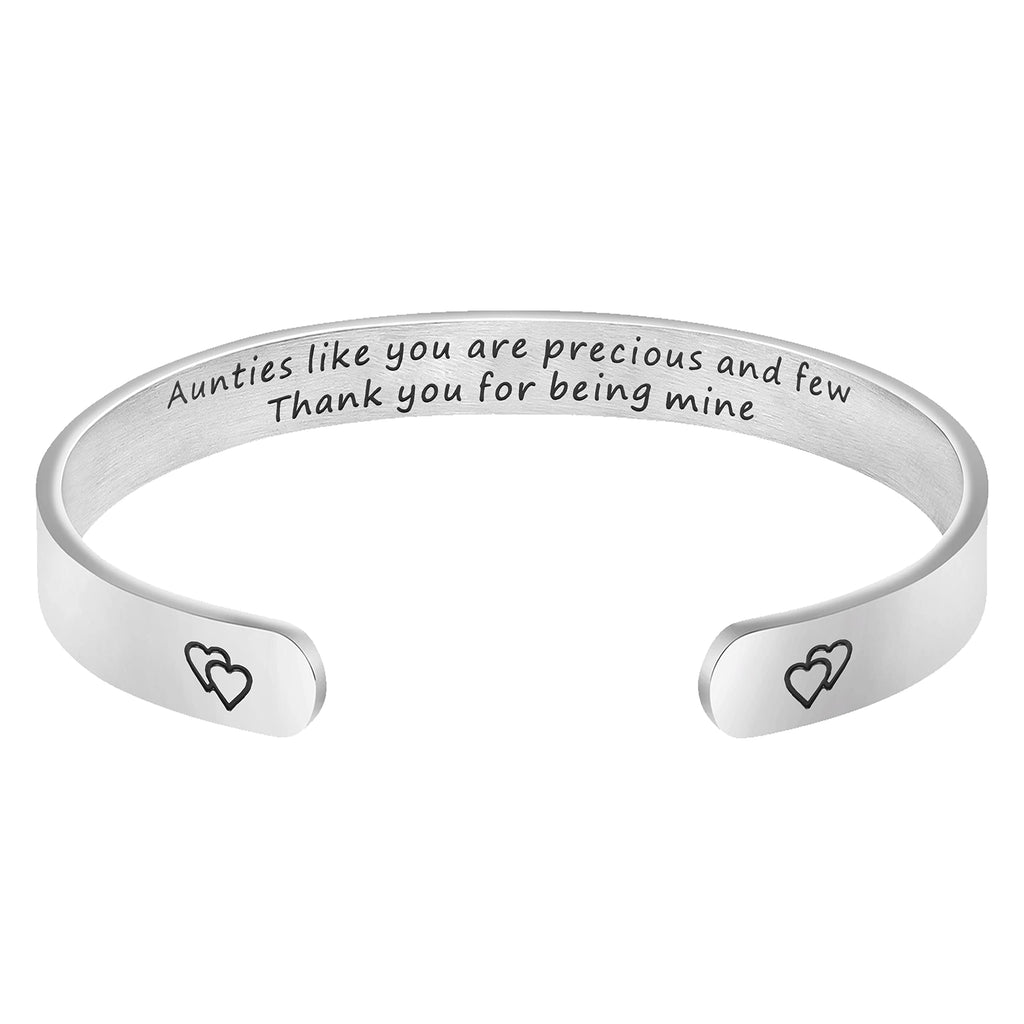 JoycuFF Inspirational Bracelets for Women Inspirational Cuff Bangle for Her with Engraved Message Christmas Birthday Gifts for H