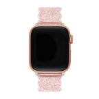 Kate Spade New York Women's Pink Glitter Jelly Band for Apple Watch, 38/40/41mm (Model: KSS0147)