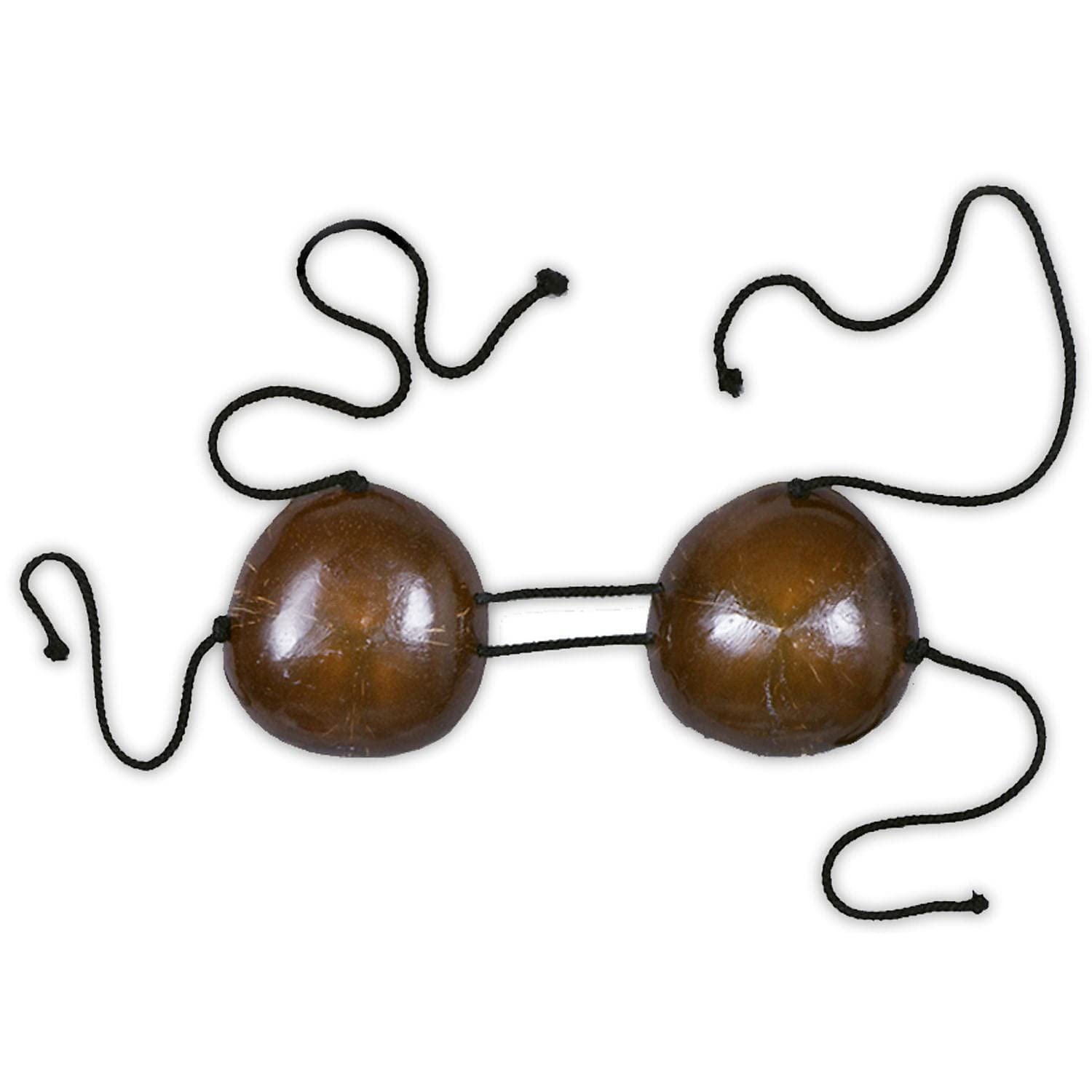 Beistle Luau Bras, One Size, Natural/Brown