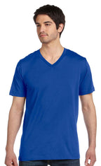 Unisex Jersey Short-Sleeve V-Neck T-Shirt - TRUE ROYAL - XS(D0102H7WBR6)