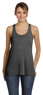 Ladies Flowy Racerback Tank - ATHLETIc HEATHER - S(D0102H78gJX)