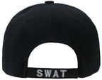 RAPID DOMINANCE 3-D High Embroidered Law Enforcement Baseball Caps Hat Hats (Adjustable , SWAT)