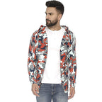 Veirdo Men's Cotton Hooded Neck Cardigan
