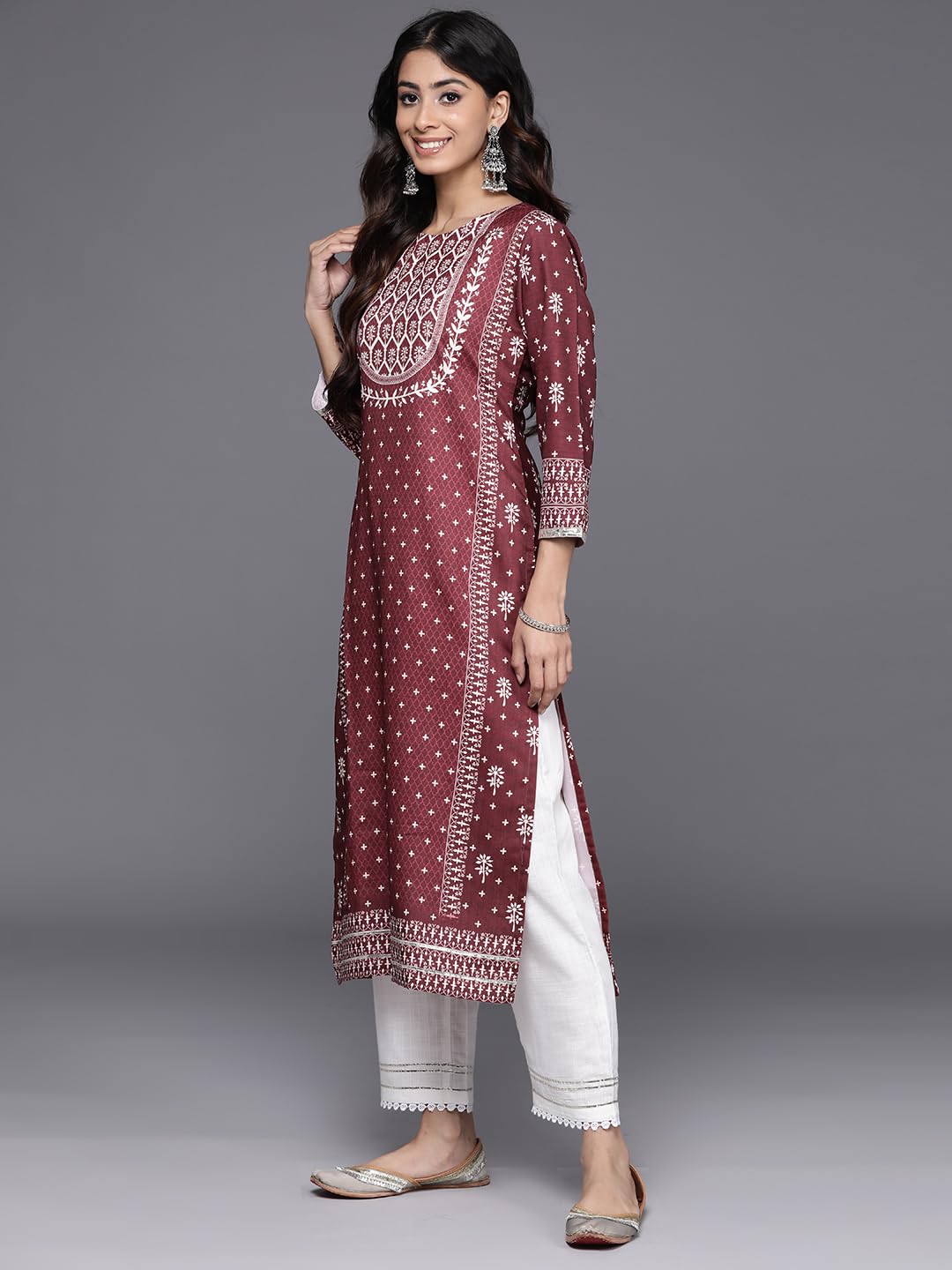 Varanga Women'S Modal Solid Regular T-Shirt