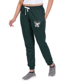 T2F Womens Regular Track Pants (WOM-JOG-01_Green