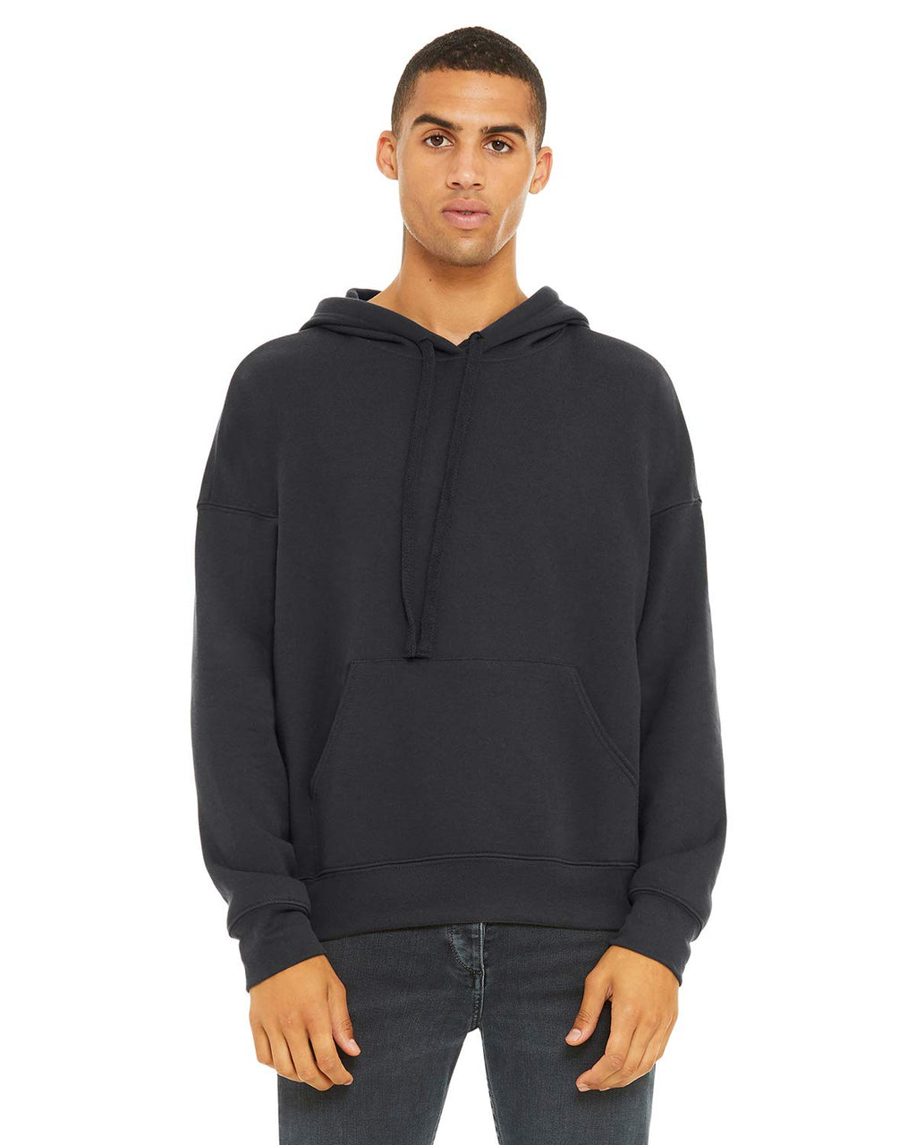 Unisex Sponge Fleece Pullover DTM Hoodie - DARK gREY - XS(D0102H7KXS8)