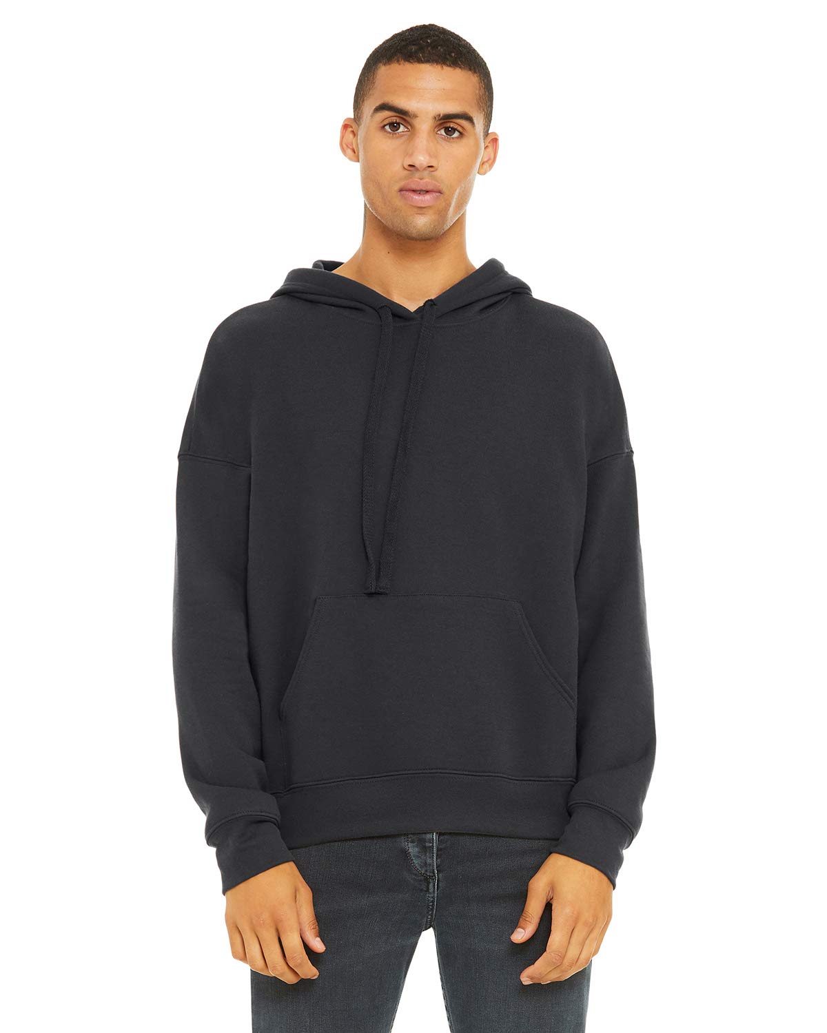Unisex Sponge Fleece Pullover DTM Hoodie - DARK gREY - XS(D0102H7KXS8)
