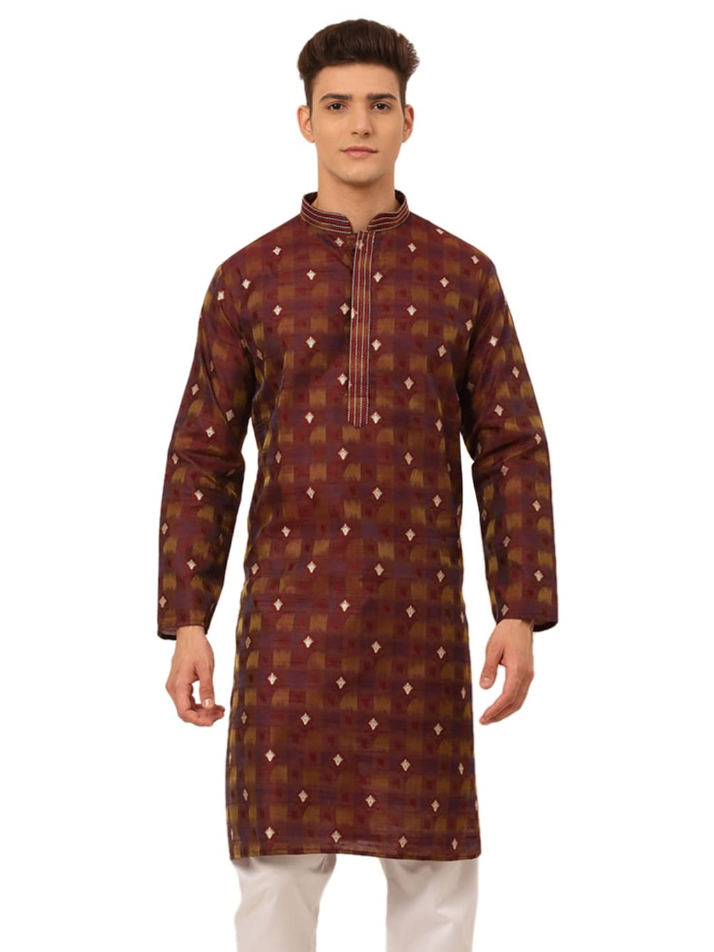 Jompers Mens Thread Work Kurta