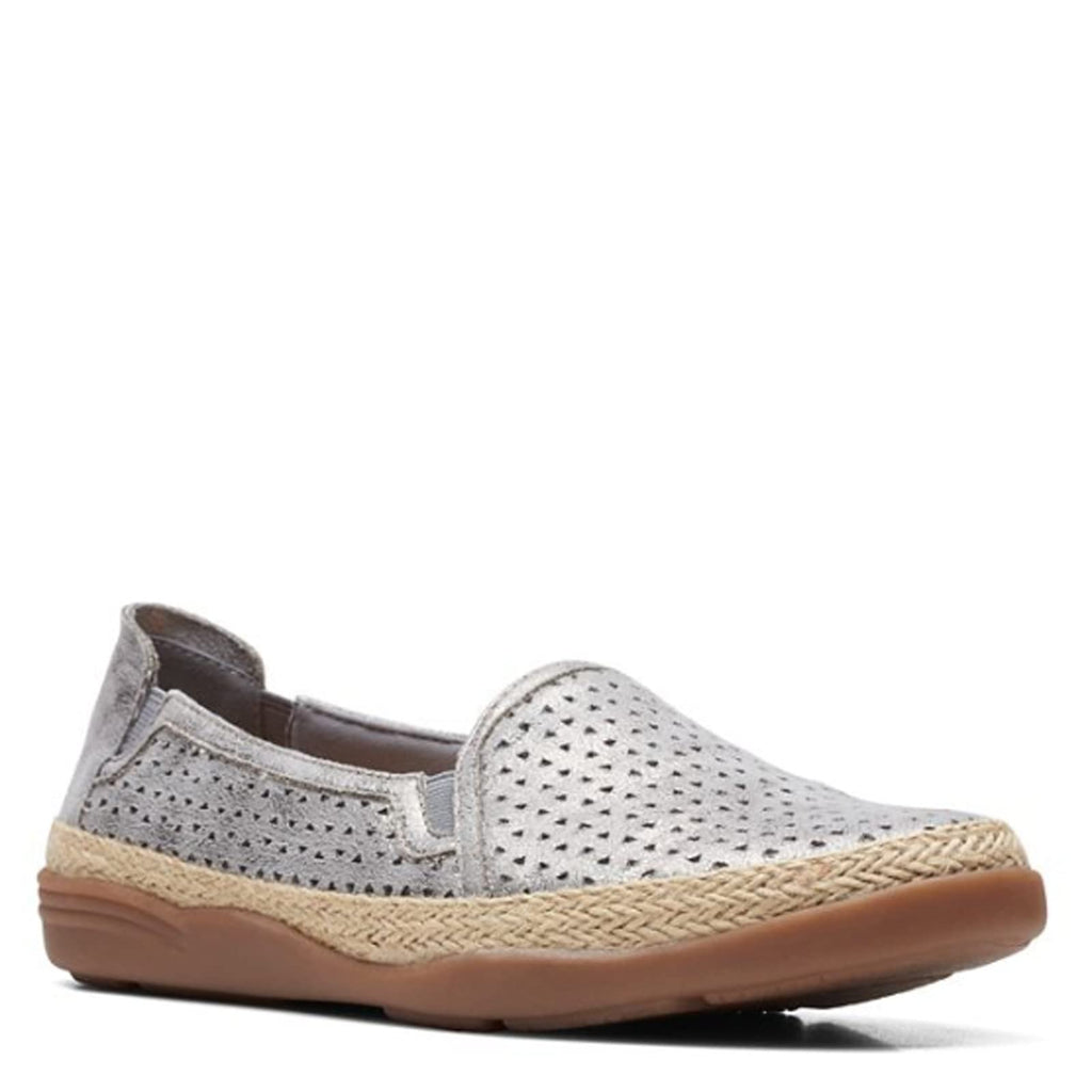 Clarks Elaina Ruby Womens Slip On 12 2AN US Pewter
