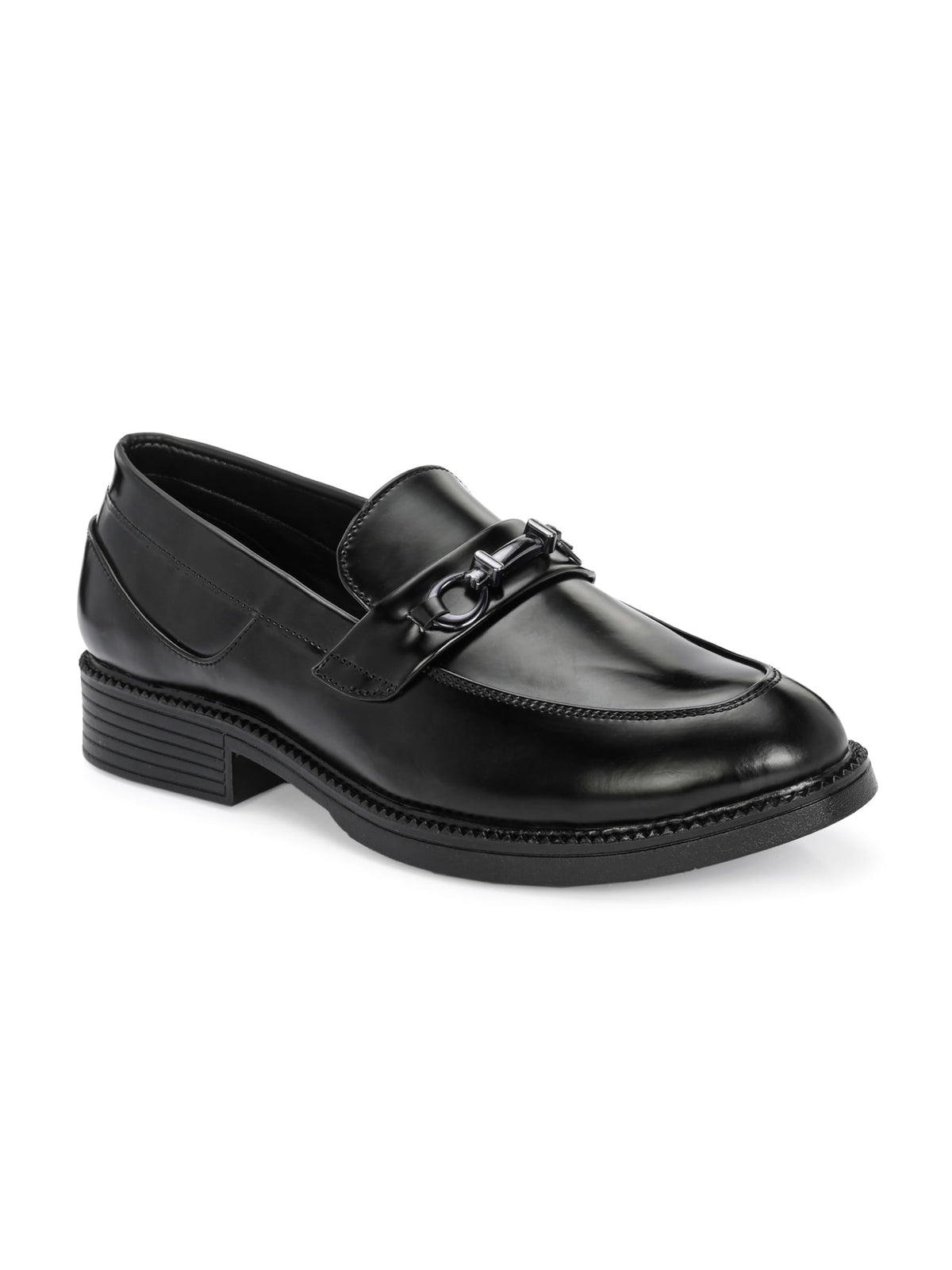 STANPHORD Mens Aether Steps Black Loafers_8 UK (TPSL S1) 8