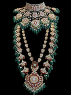 BR466 Subah high quality meena bridal set ( READY TO SHIP )