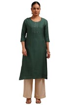 Soch Women Gadwal Embroidered Kurta with Cutdana