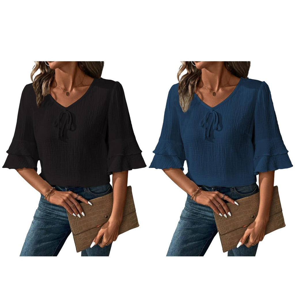 Toplot Fashion Women Tops || Shirt For Woman || Trendy Top For Women || Western Tops For Woman Stylish || Value Pack (Pop-Tshirt
