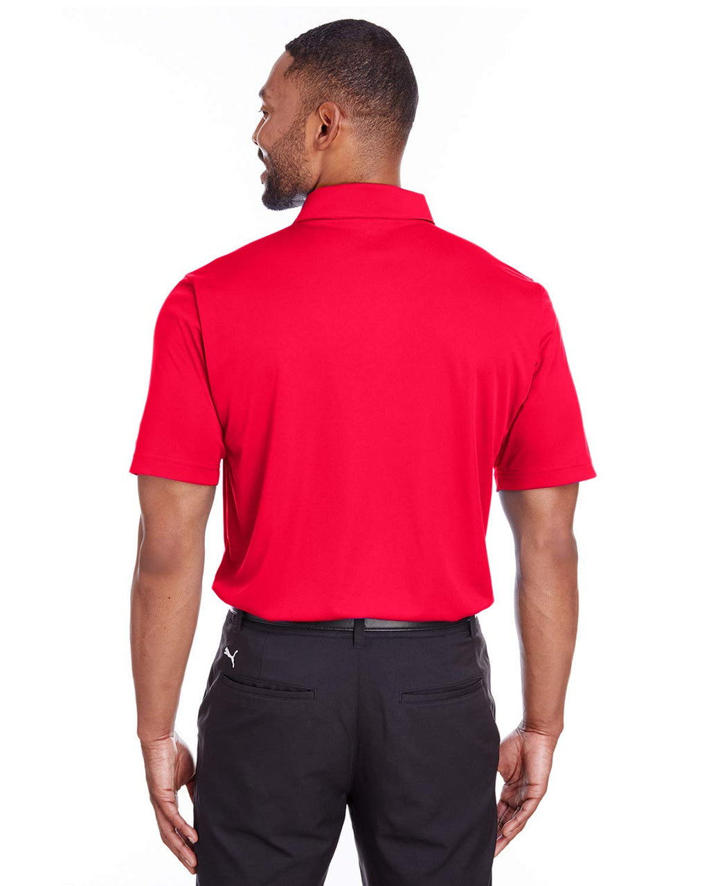 Mens Icon golf Polo - PUMA BLAcK - L(D0102H7DETP)
