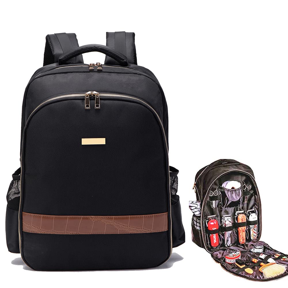 MAXPAND Travel Backpacks Bags for Barbers Large Bags for Clippers and Supplies Cases for Hairstylists