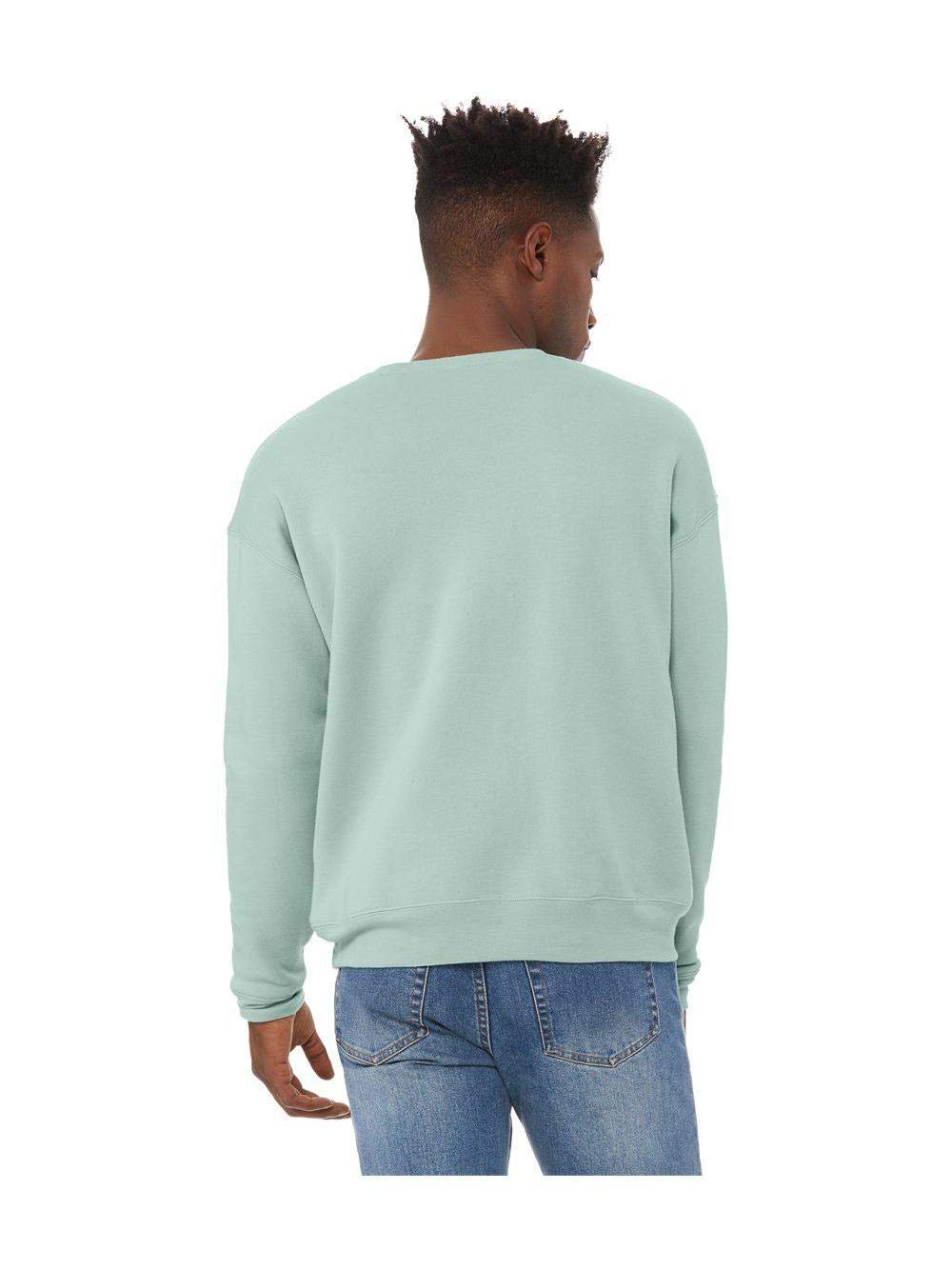 Unisex Drop Shoulder Fleece - WHITE - XS(D0102H7W9UT)