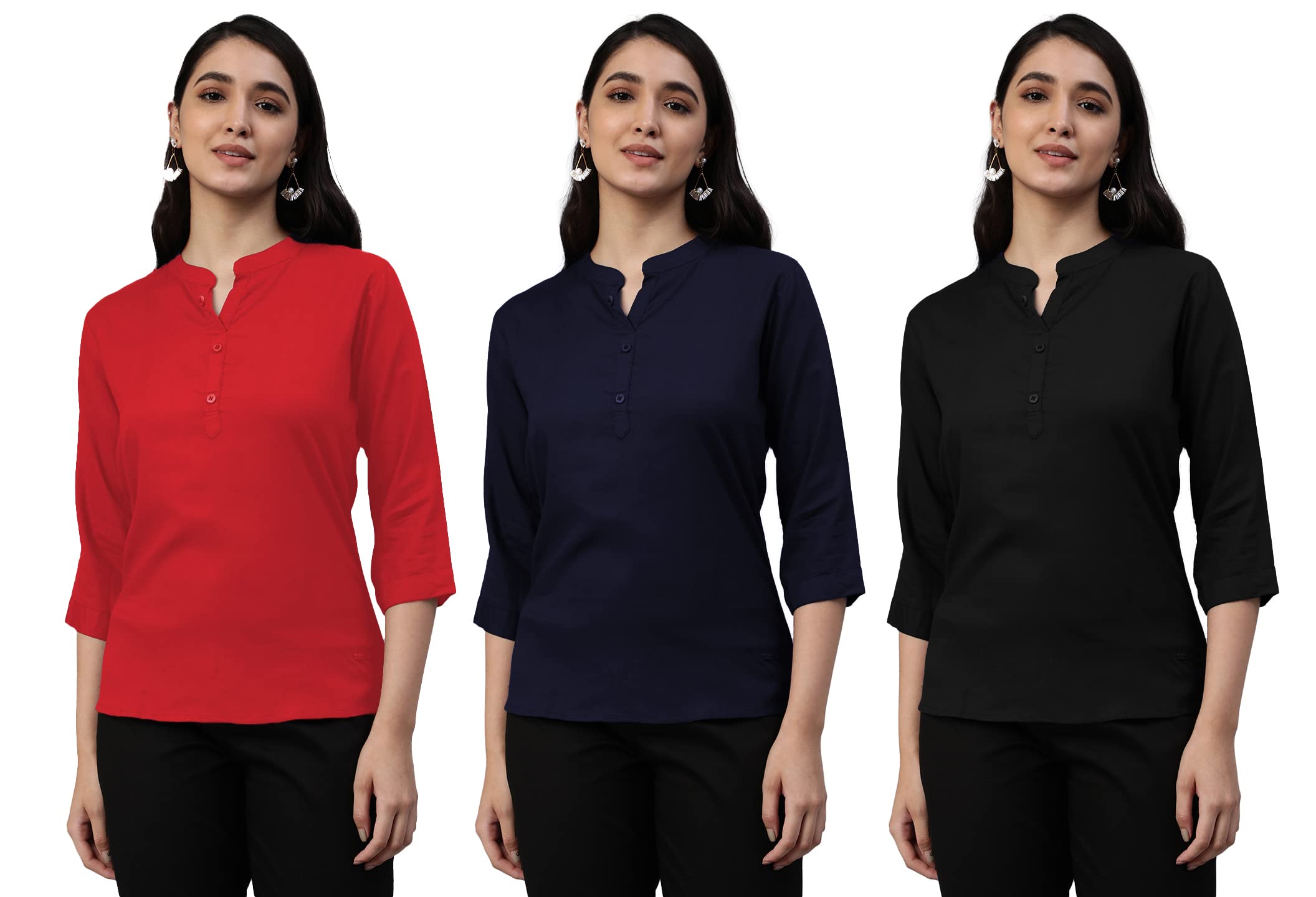 Lyra 430 Pure Rayon Woven Tunic For Women