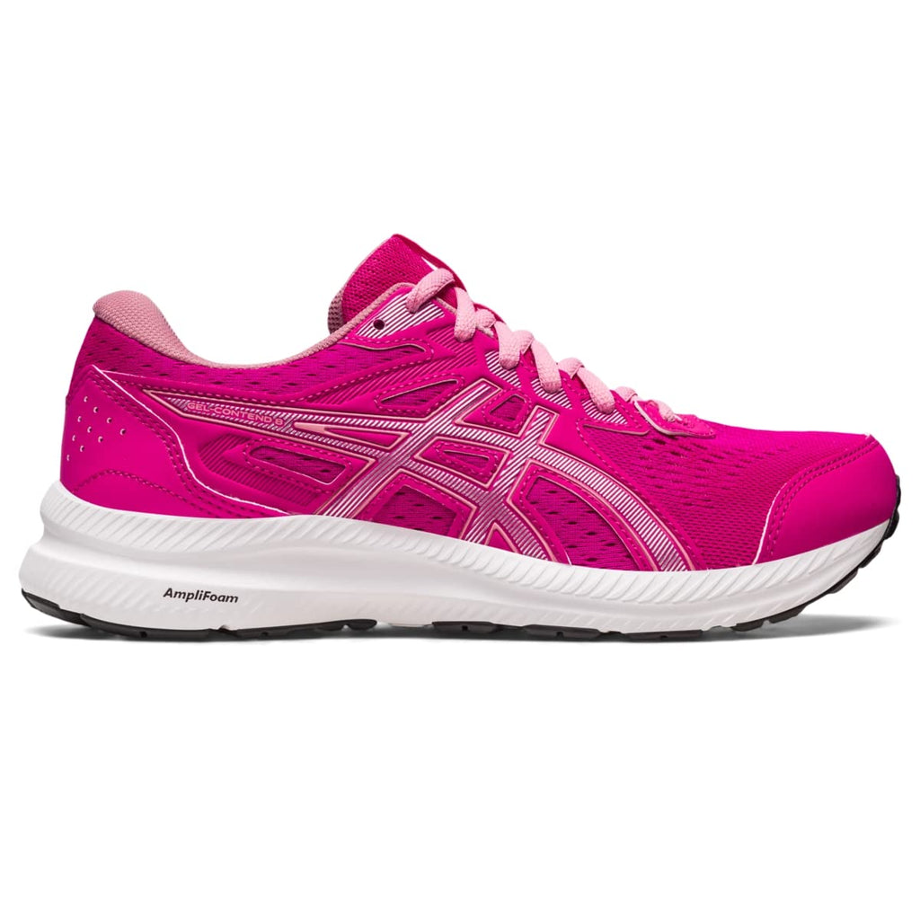 ASICS Women's Gel-Contend 8 Running Shoes, 6, Pink Rave/Pure Silver