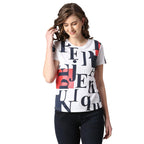 Pepe Jeans WomenS Regular Fit Graphic Printed T-Shirts