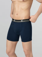 XYXX Mens Nova Cotton Boxer Brief for Men Pack of 2 |Regular Fit with intellifresh No-Marks Waistband | Solid Underwear for Men