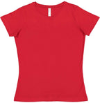 Ladies Fine Jersey T-Shirt - VINTAgE BURgUNDY - XS(D0102H7D8PJ)