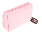 Kososuru Small Makeup Bag, Portable Waterproof Cosmetic Bag Travel Makeup Pouch for Women (Pink, Square)