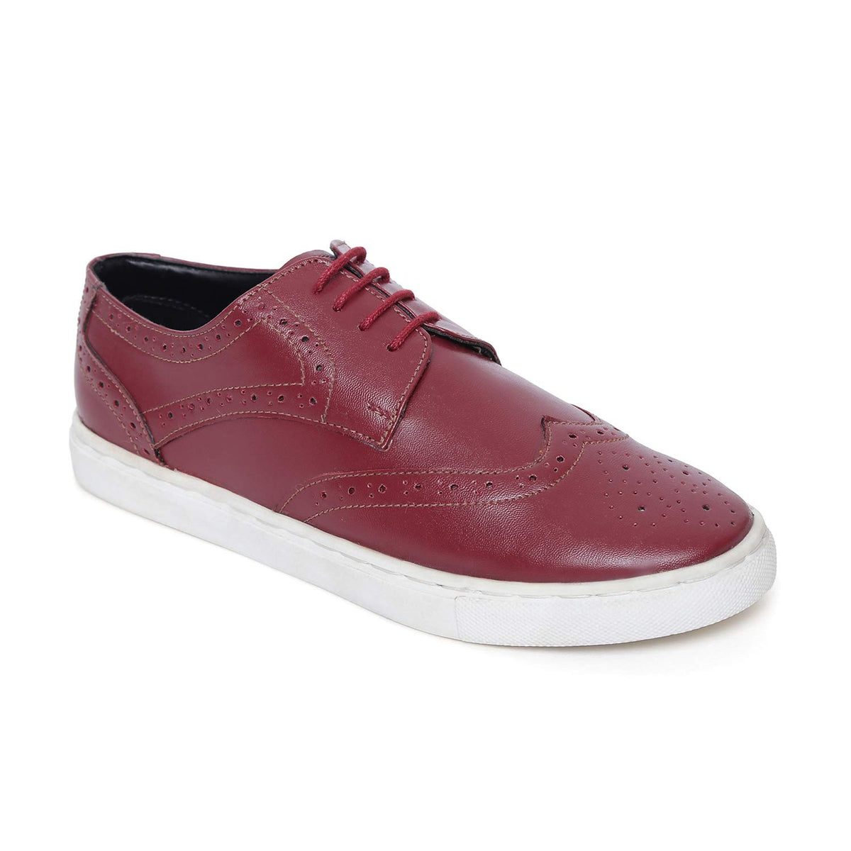 Couch Potato Men Burgundy Formal Shoes7 UK (41 EU) (FTR_SFM_C4/45) 7